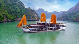 HALONG BAY 2 DAYS 1 NIGHT WITH PEONY 5 STARS CRUISE