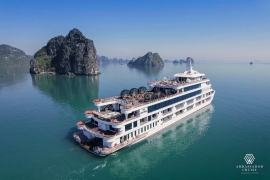 HALONG BAY 1 DAY TRIP WITH AMBASSADOR 6 STARS CRUISE